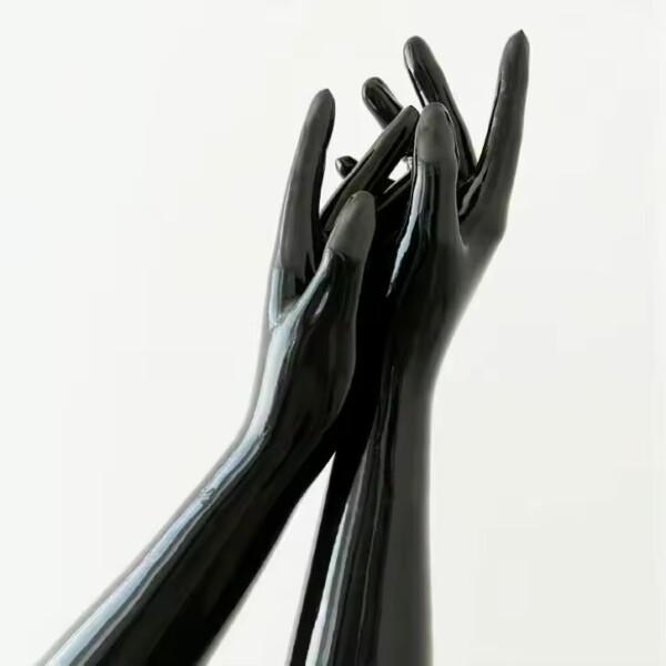 Black Latex Gloves