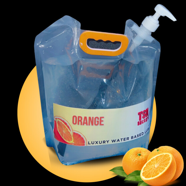 Orange Flavored Water Based Lube 5 Ltrs